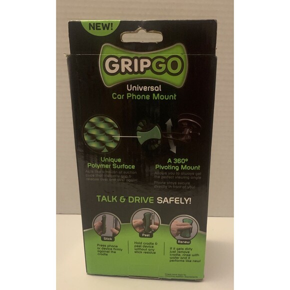 New Instant Grip Go Universal Car Phone GPS Mount To Dash Windshield Uber Lyft - Picture 3 of 5